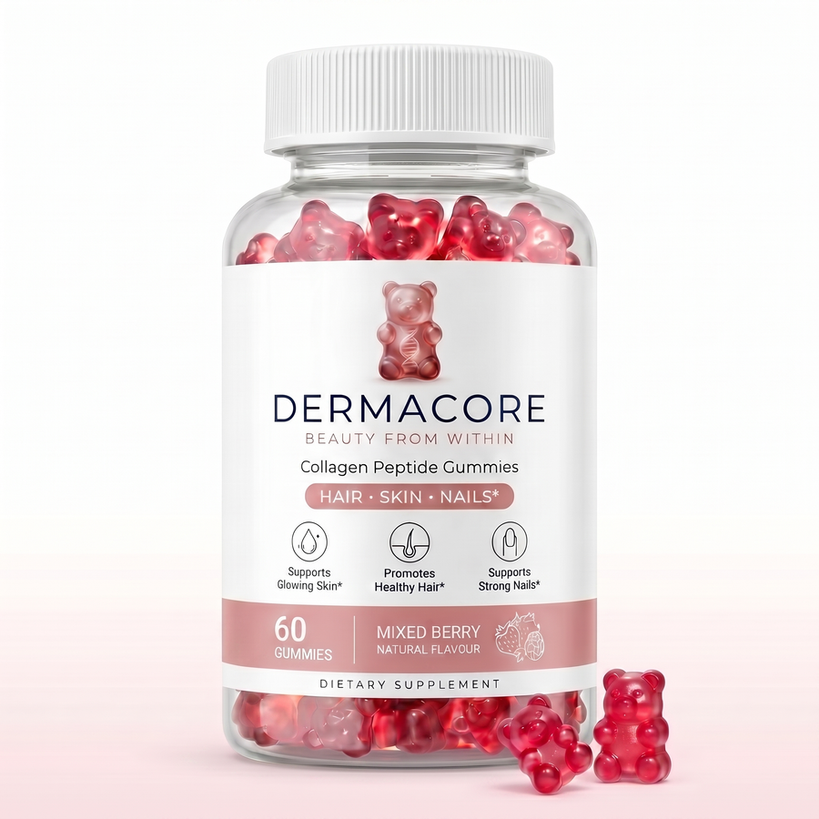 DermaCore Collagen Peptide Gummies — Hair, Skin & Nails